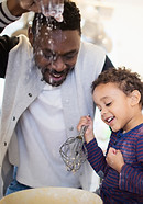 Father and Son Baking