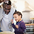 Father and Son Baking