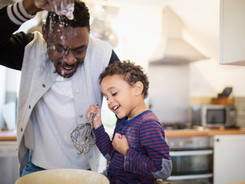 Father and Son Baking