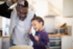 Father and Son Baking