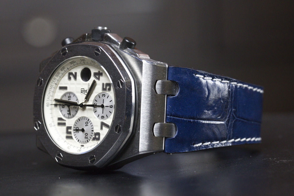 Hans Stich - สายนาฬิกาหนังจระเข้ สำหรับ Audemars Piguet Offshore