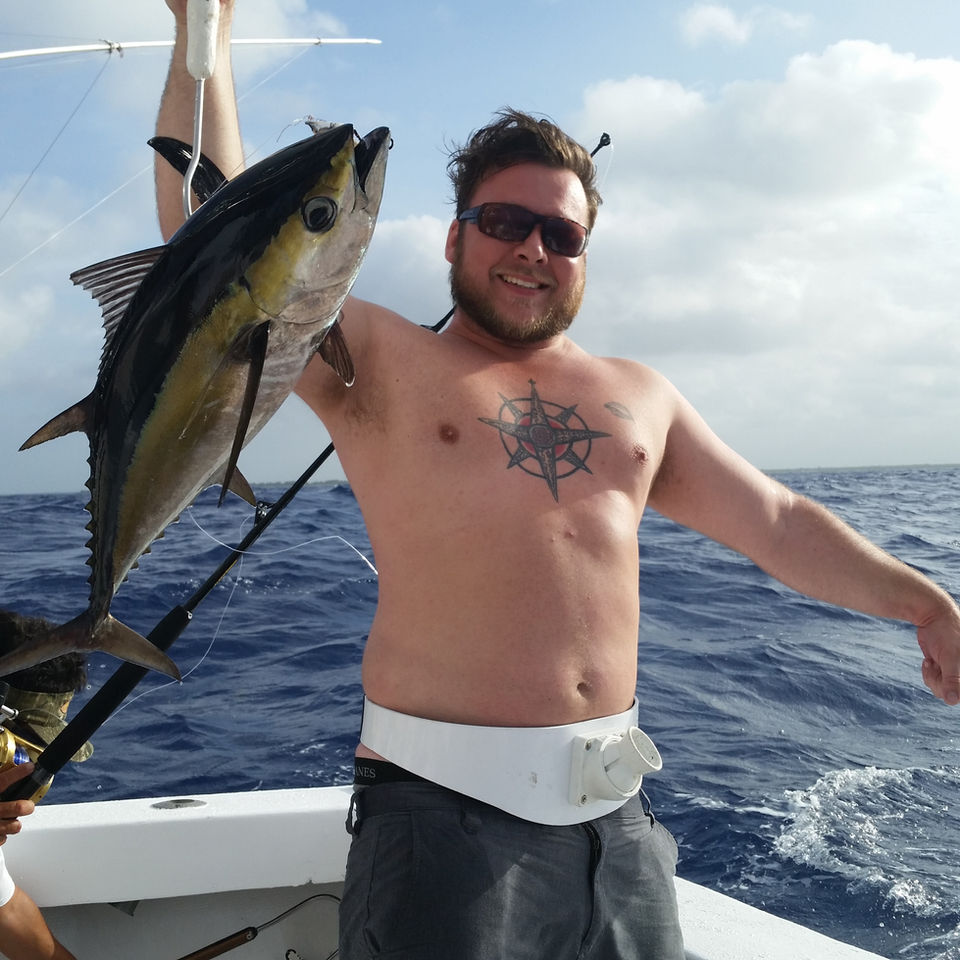 Yellow Fin Tuna, Compass Rose Tattoo, Fishing Gaff