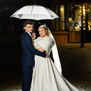 Romantic couple portraits from a UK wedding captured in a documentary style