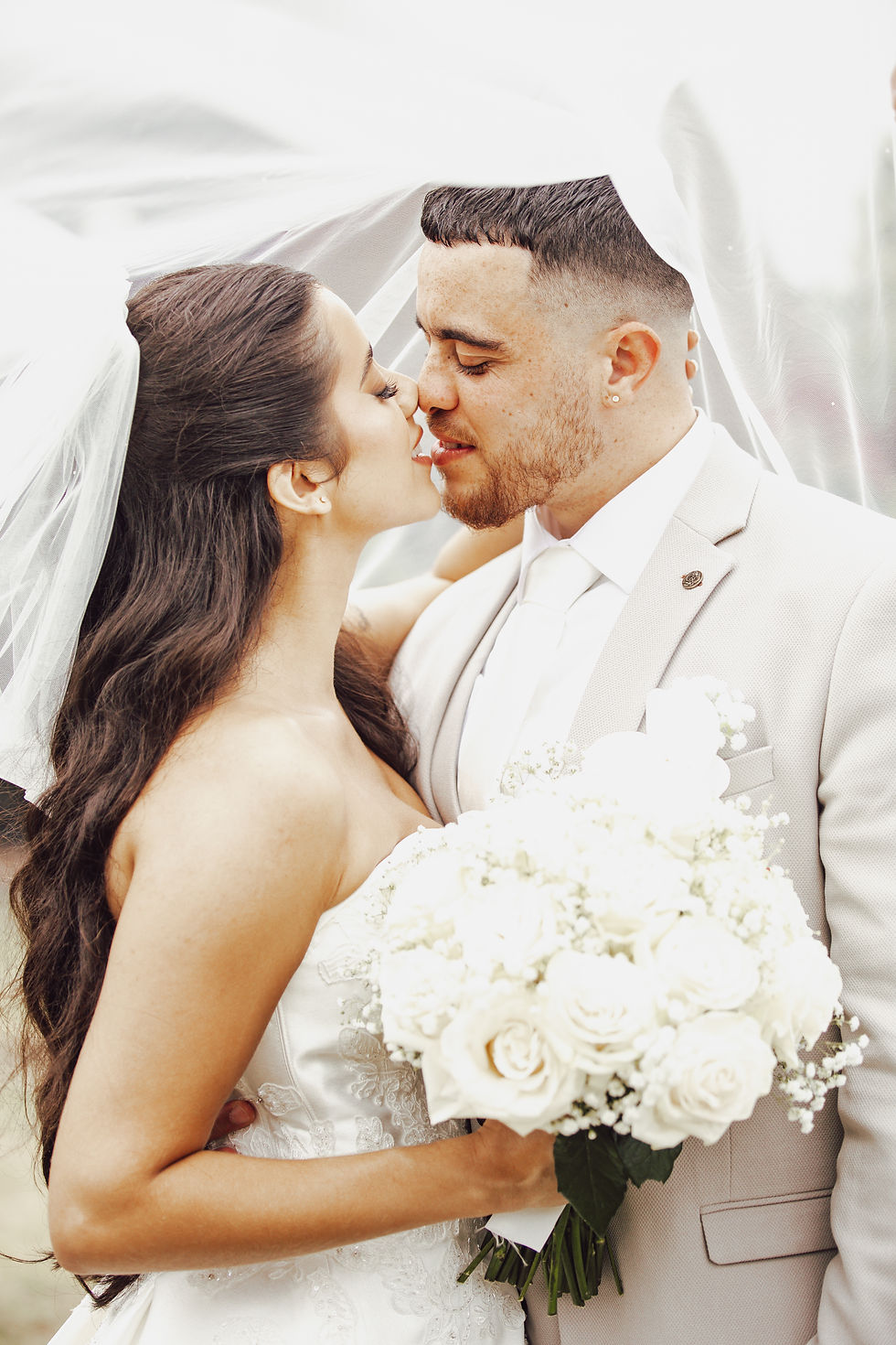 Natural couple portrait taken by a wedding photographer in East Midlands