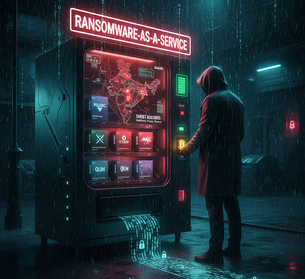 Figure 3: Depiction of RaaS - Ransomware-as-a-Service