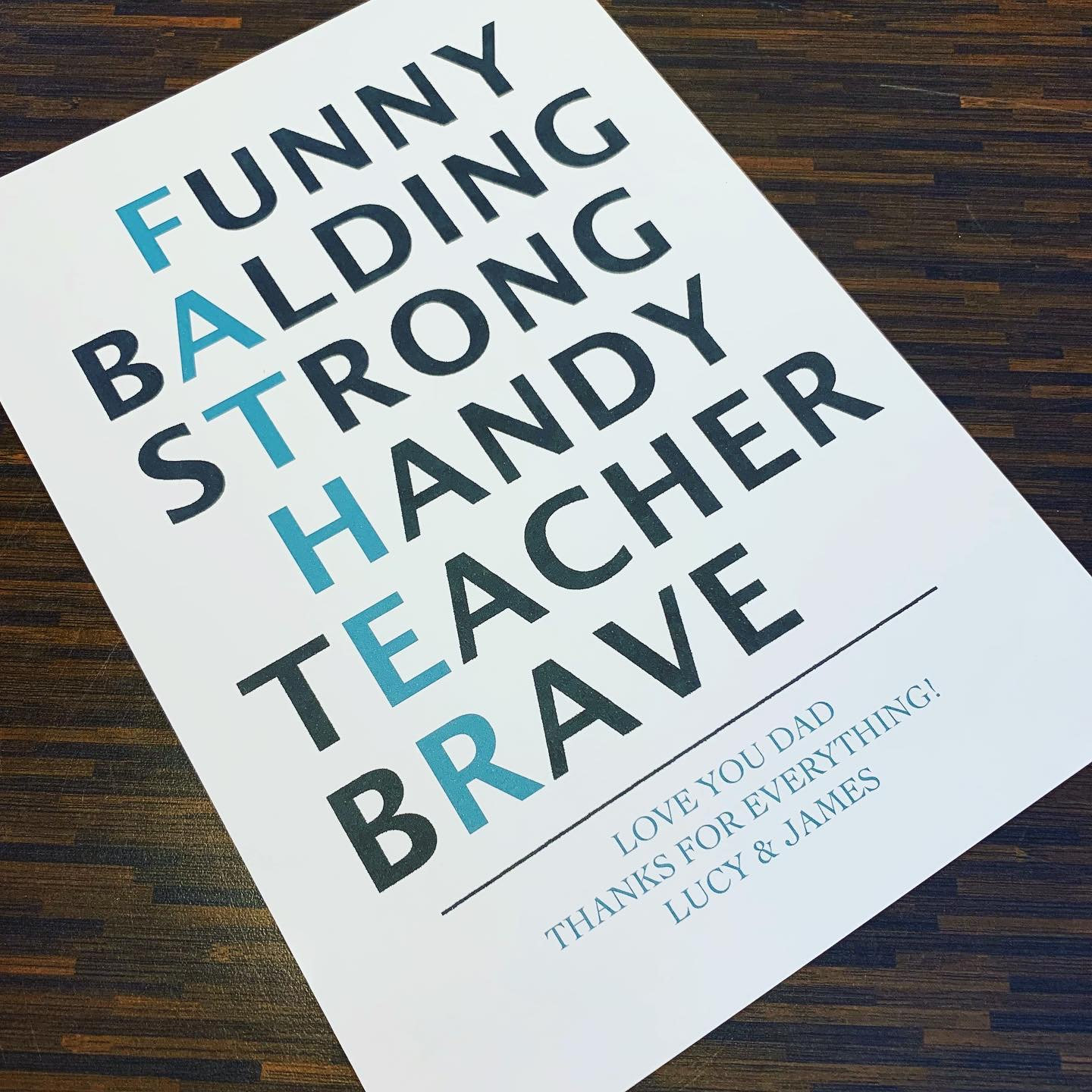 Fathers Day Acrostic Poem Nest Hive