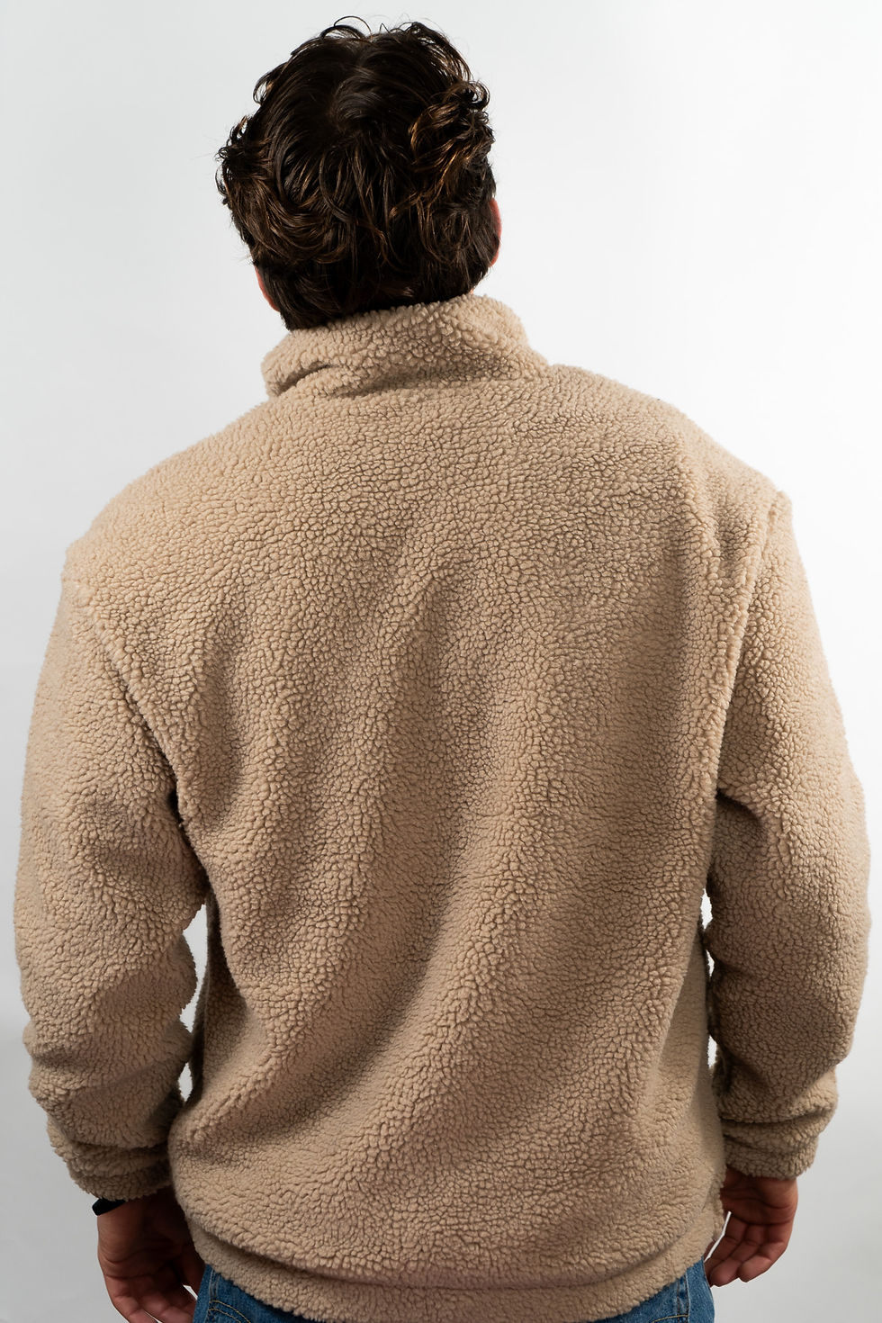 Thumbnail: Sweat zippé sherpa unisexe