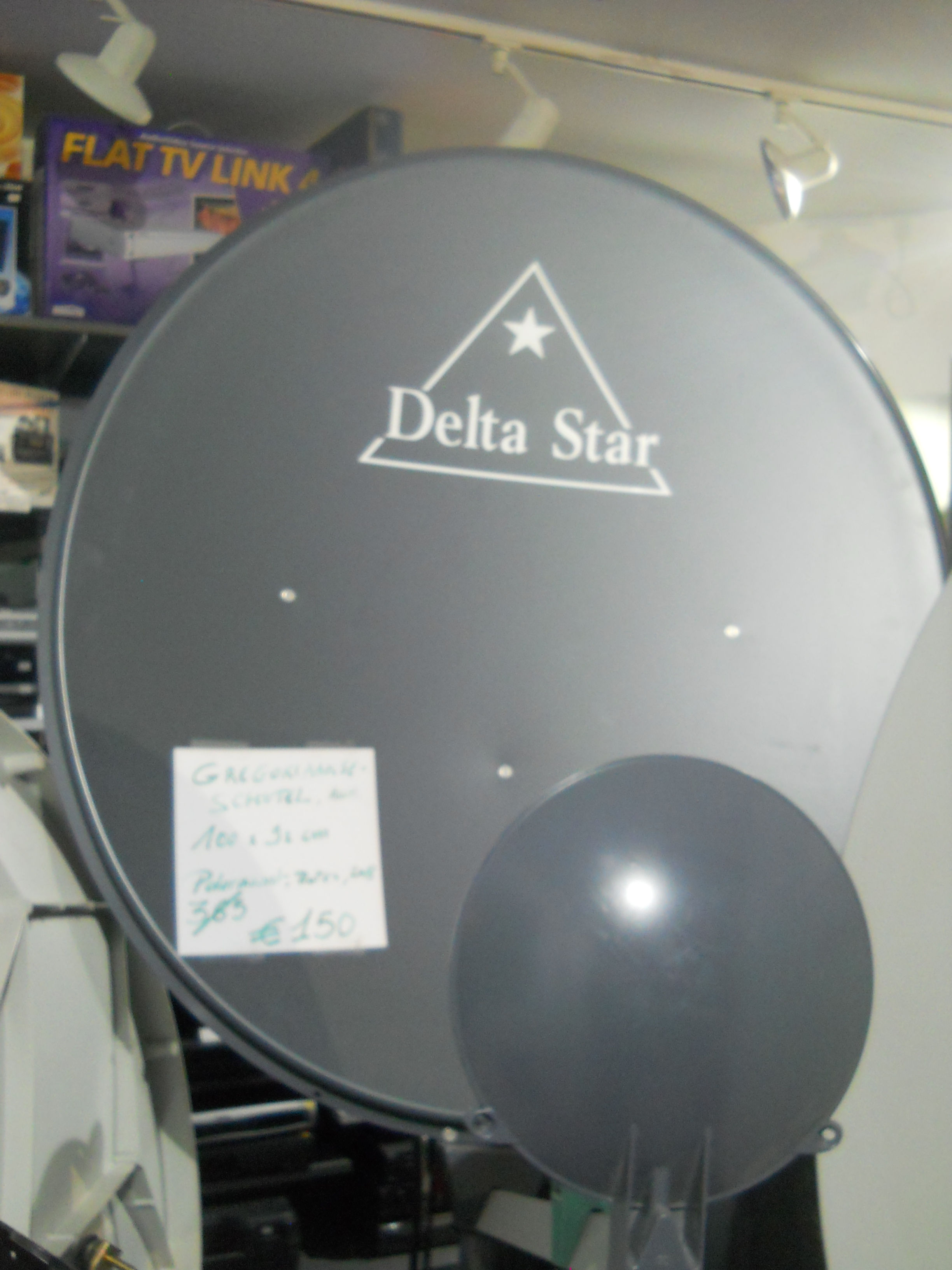 Delta Star 90cm schotel