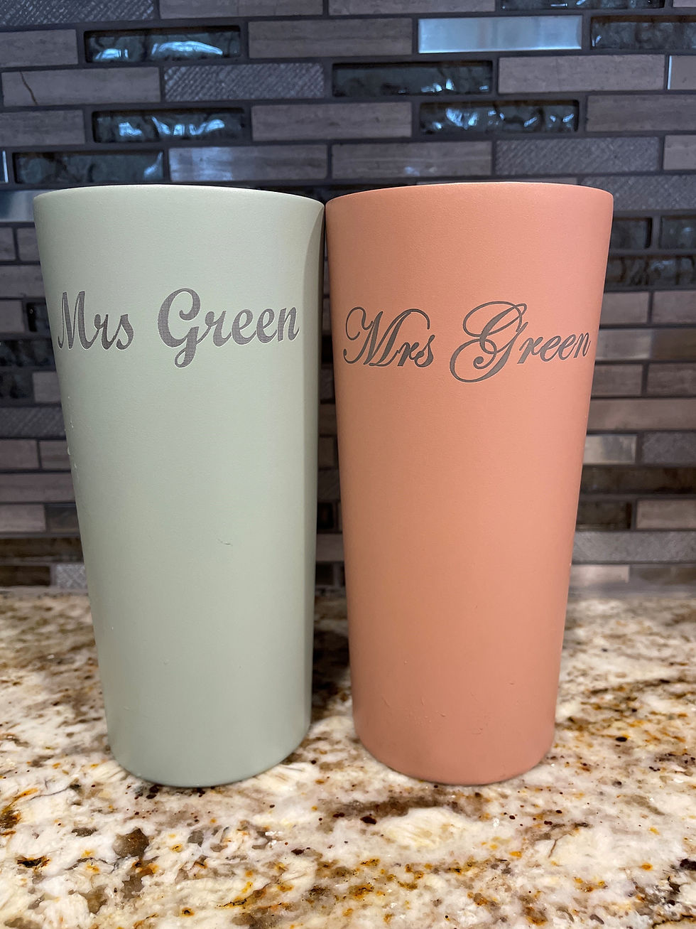 Thumbnail: Custom Laser Engraved Tumblers
