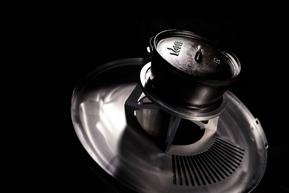 Miniaturbild: BRUZZLAUFSATZ 1000er - WOK- , PFANNEN- und DUTCH OVEN-AUFSATZ