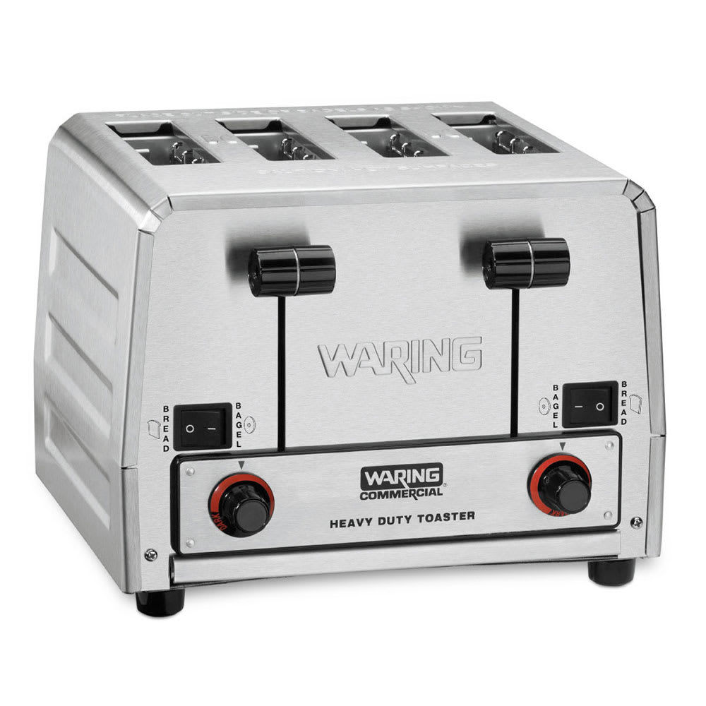 Waring Slot Toaster w/ 4 Slice Capacity & 1 1/2"W Product Opening (WCT850)