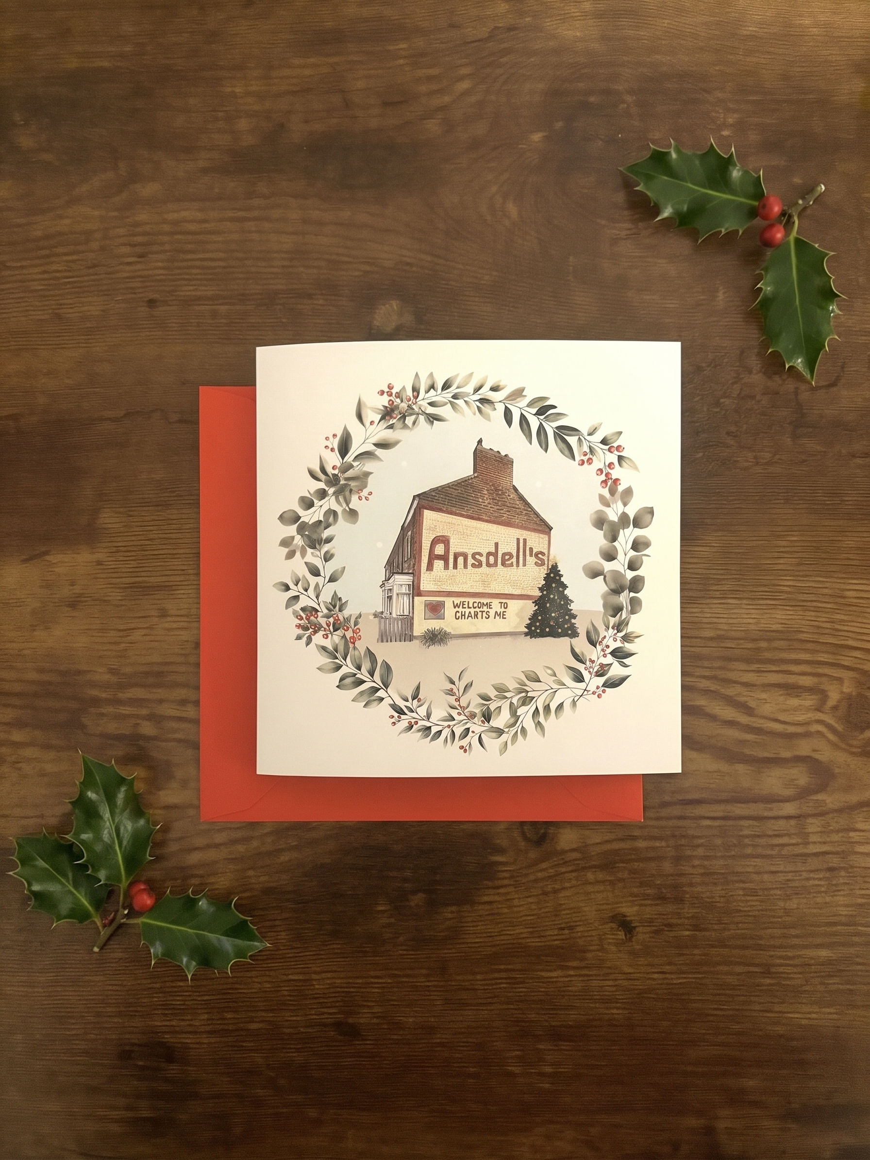 Hull Avenues Chant's Christmas Card / Greetings Card