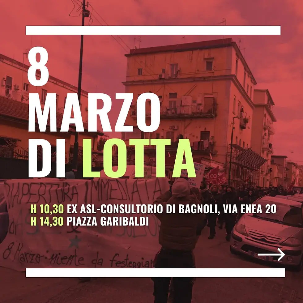 8 MARZO DI LOTTA!