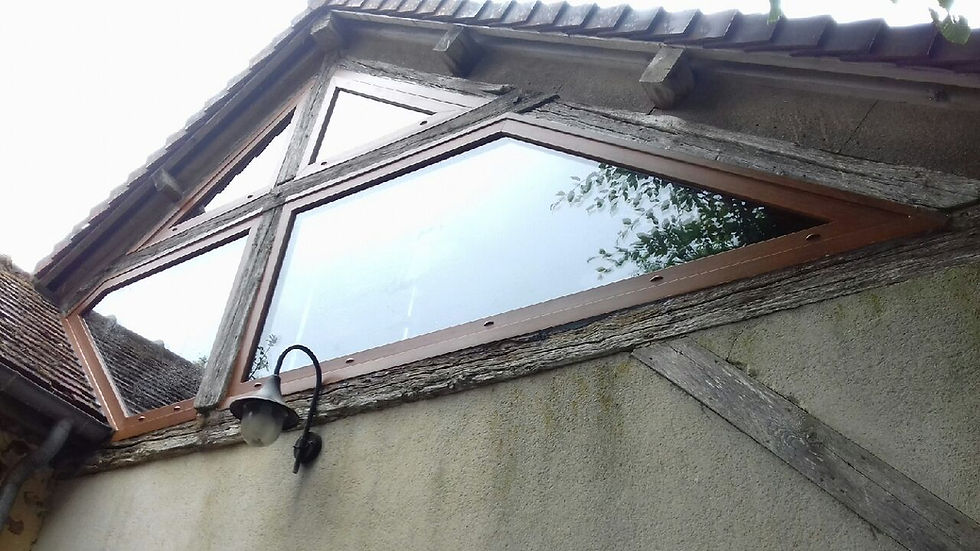 Houteau PVC chene doré