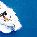 Yacht sur l'eau