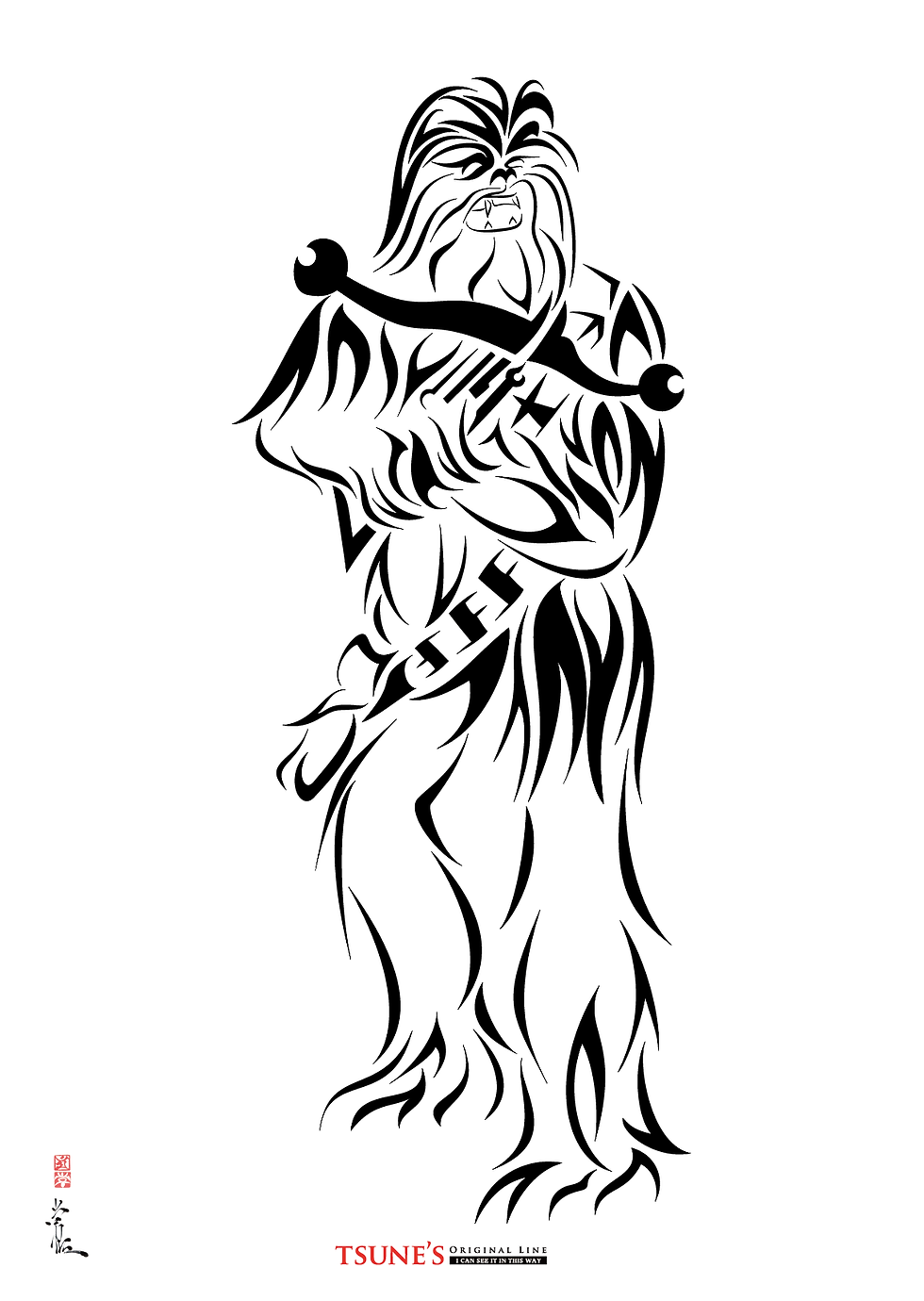 tribal-design-tsunes-chewbacca