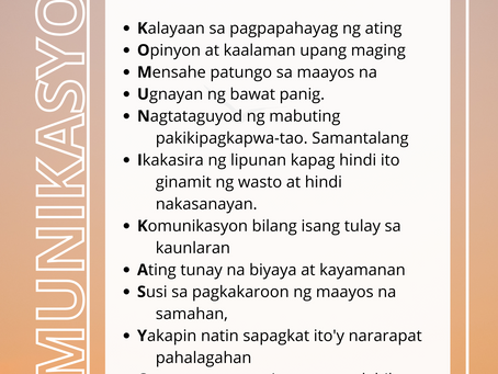 Mga Gawain sa KPWK (1st Grading)