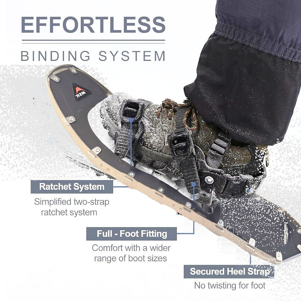 Miniature : harnais attaches  sans effort  raquettes à neige MSR — EVO, REVO, LIGHTNING, TRAIL, TOUR, ASCENT, EXPLORE livraison au canada