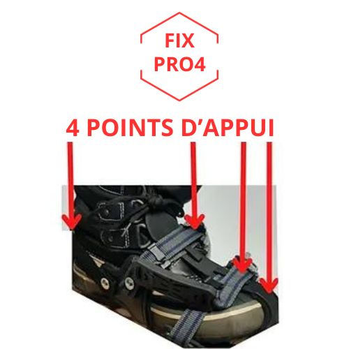 Thumbnail: FIXATION 2 Harnais de remplacement pour réparer vos raquettes à neige 