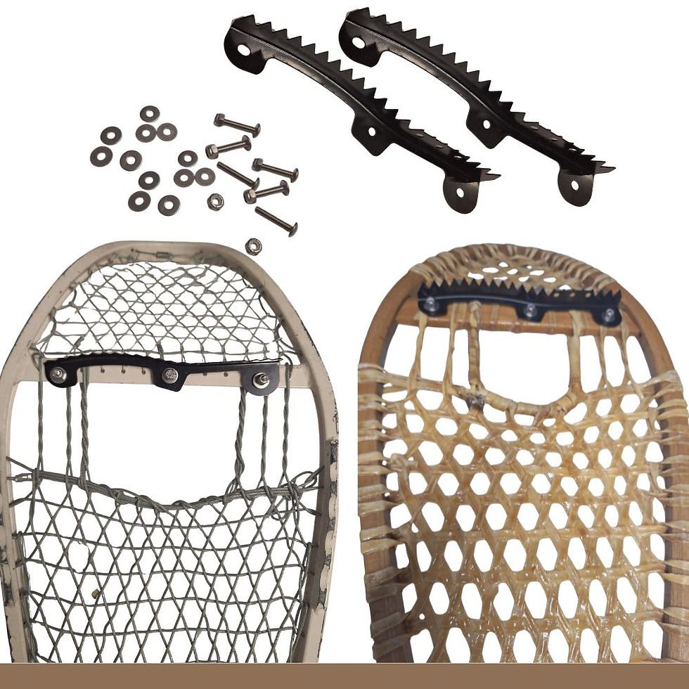 Thumbnail: Seventeen spike crampons for military snowshoes