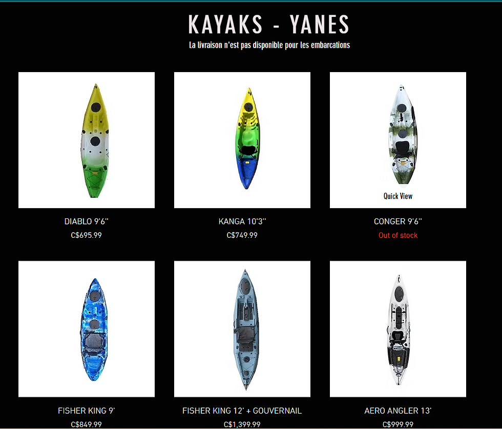 Thumbnail: Kayak de mer ou de pèche Arrivage en mai Réservez maintenant