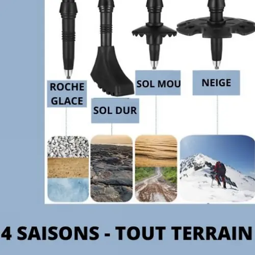 Thumbnail: Spécial Ensemble raquettes à neige de première qualité -snowshoes - rackets