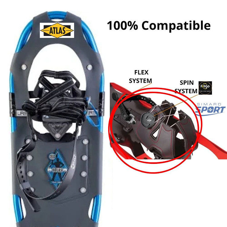 Miniature : harnais, attache Modèle exclusif – Fixation de remplacement pour raquettes à neige ATLAS