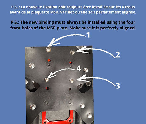 MSR Replacement Kit Demonstration – Image showing upgraded strap and attachment system for better snowshoe control.