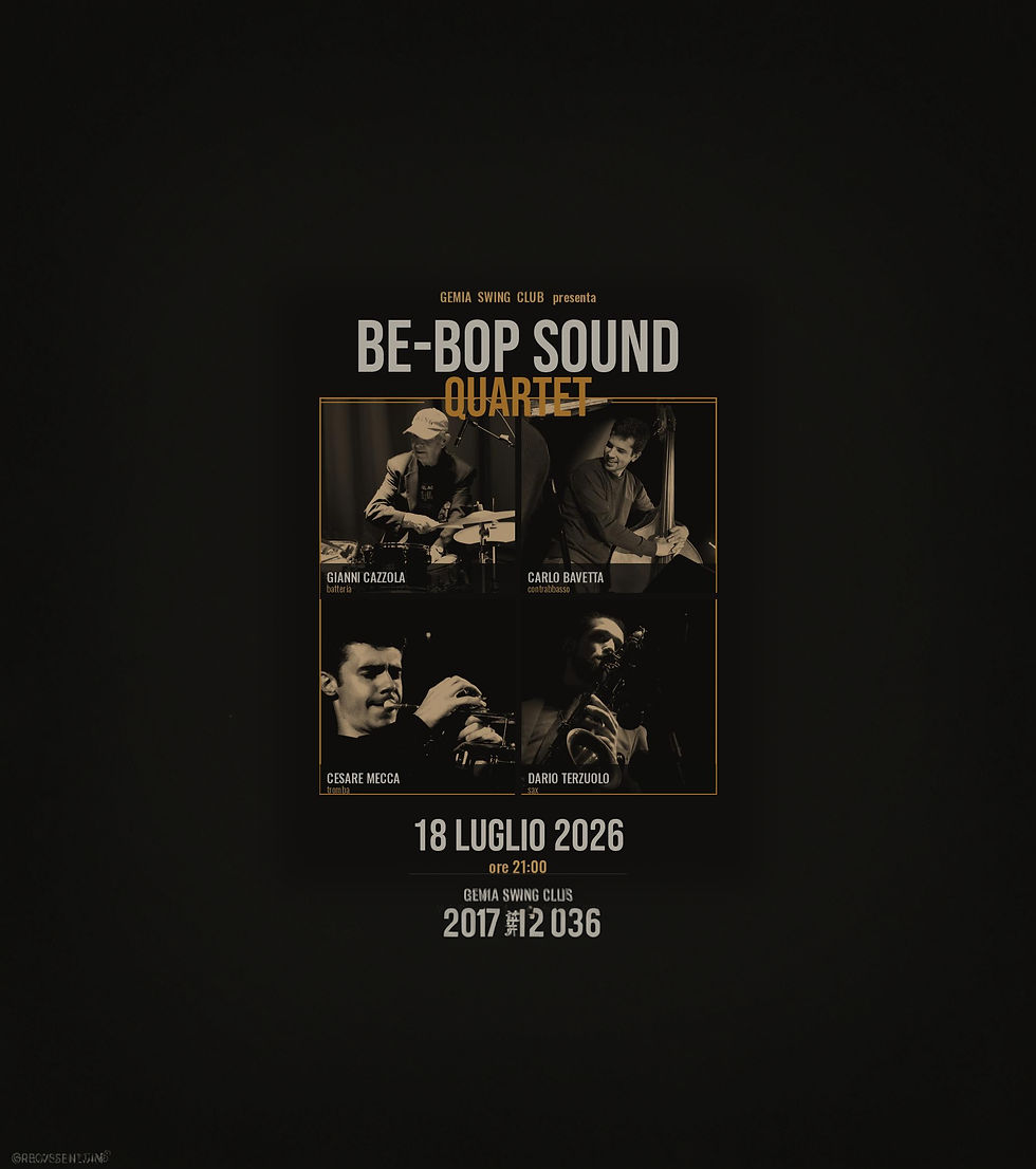 Gianni Cazzola's "Be-Bop Sound" 4tet