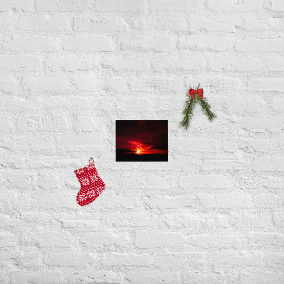 Thumbnail: Sunset Photo paper poster