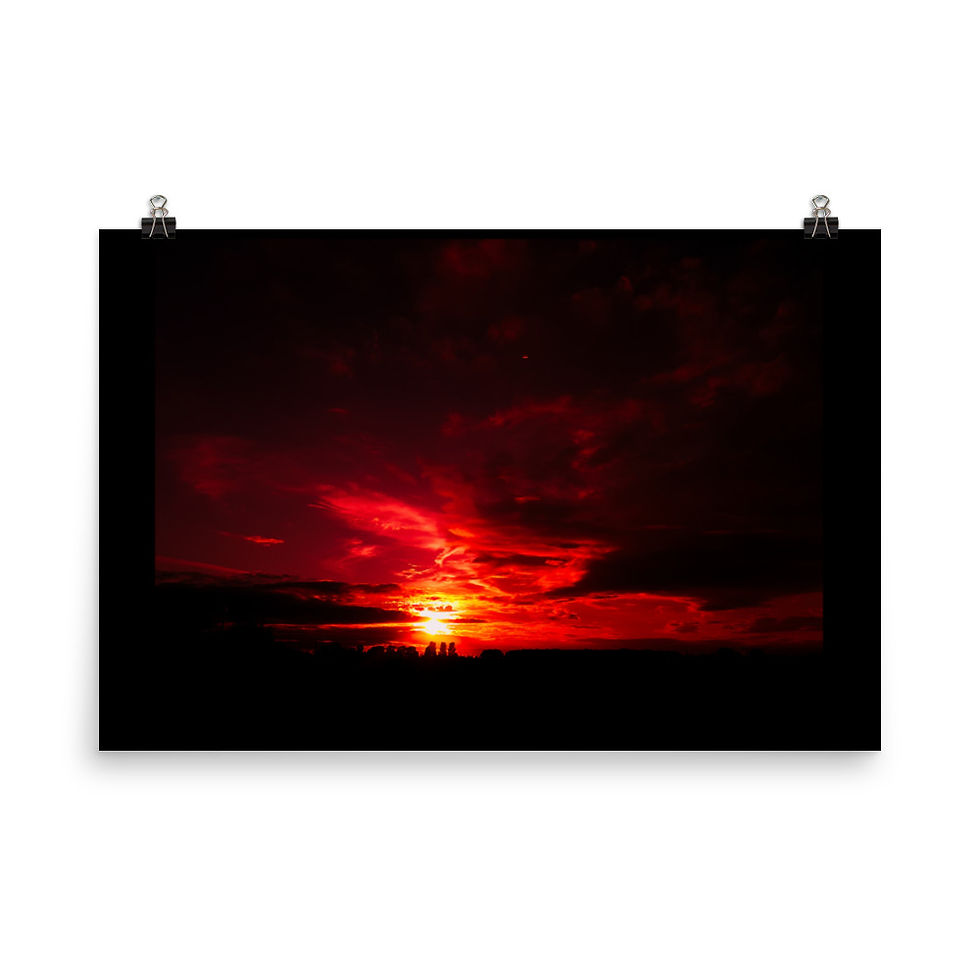 Thumbnail: Sunset Photo paper poster