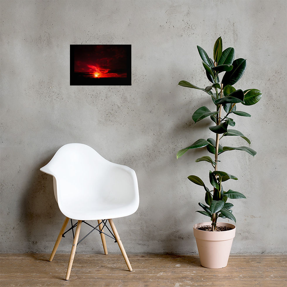 Thumbnail: Sunset Photo paper poster