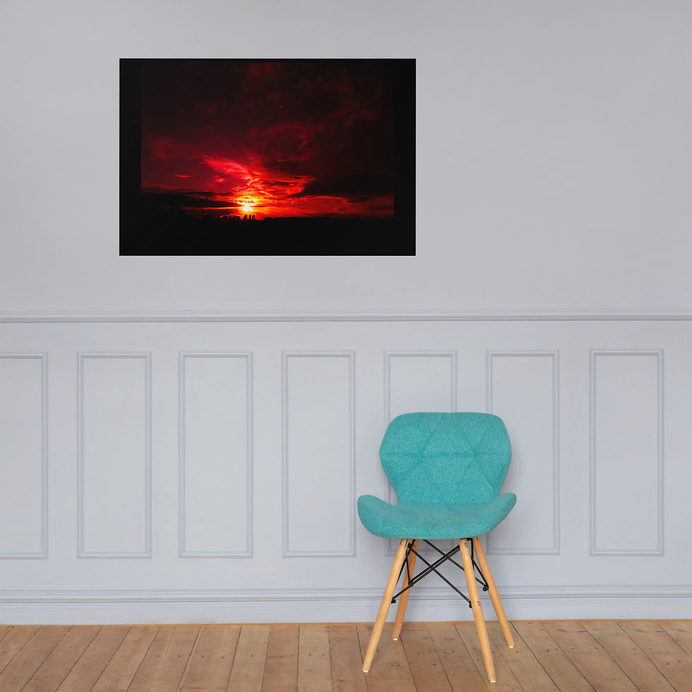 Thumbnail: Sunset Photo paper poster