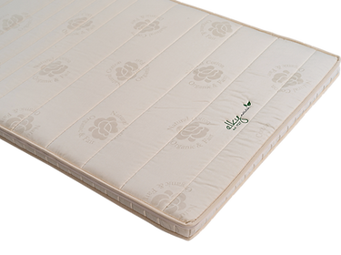 elky Naturtopper mit beiden Organic Cotton Bezugsstoff gesteppt