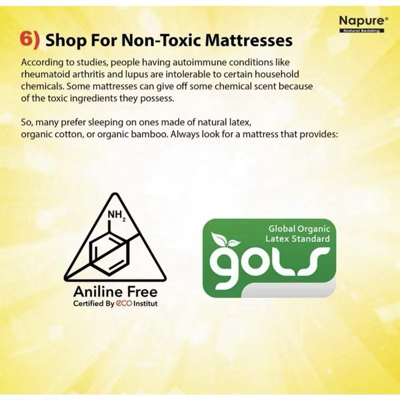 Thumbnail: Napure Alexandrite Natural Latex Mattress (FREE BEDFRAME & PILLOW)