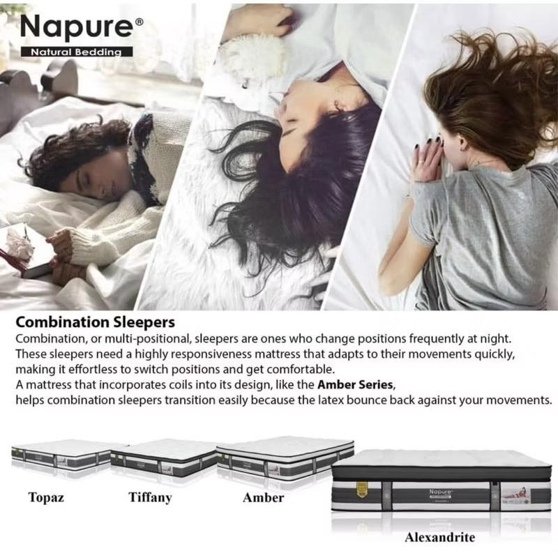 Thumbnail: Napure Alexandrite Natural Latex Mattress (FREE BEDFRAME & PILLOW)