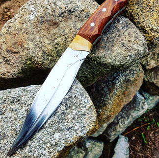 Handgeschmiedetes Messer aus dem Zander Holzstudio in Kyritz