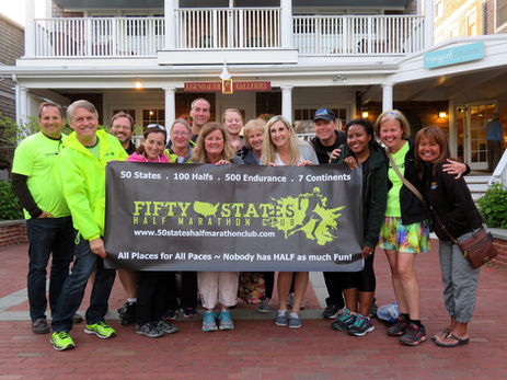 50 States Half Marathon Club Members Kick Off the Inaugural Martha's Vineyard Half Marathon