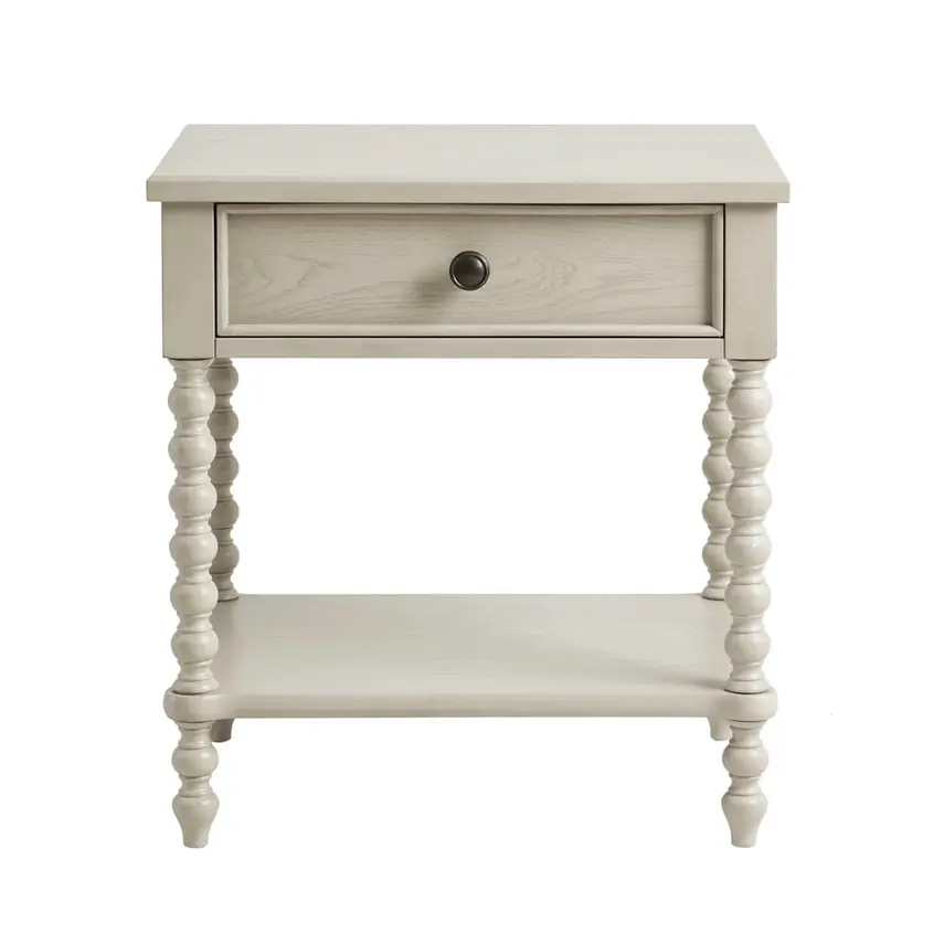 Thumbnail: Cream Nightstand Front View