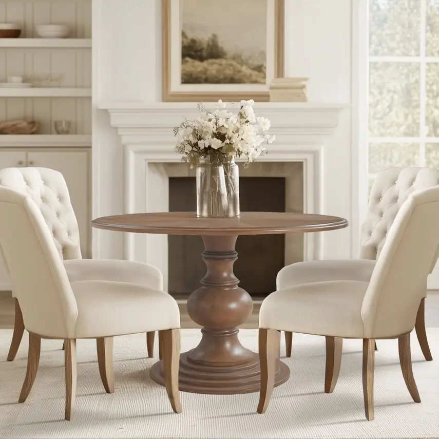 Thumbnail: Round Dining Table Dining Room