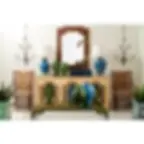 Blue Lamp Sample Room