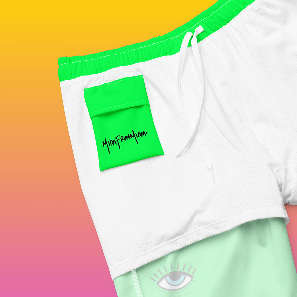 Thumbnail: The Truth Eye Swim Trunks (Green)