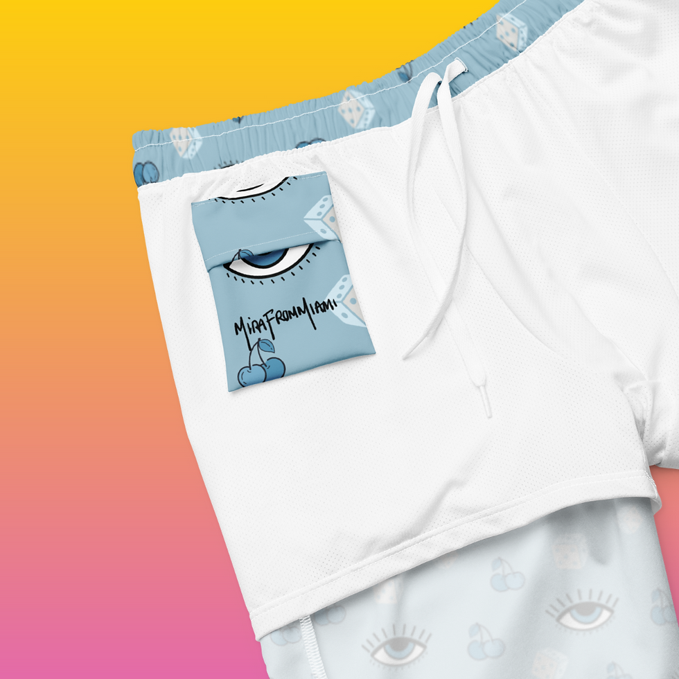 Thumbnail: Cherry Dice Swim Trunks