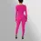 Thumbnail: Long Sleeve Jumpsuit Women Bodycon One-piece Outfit Jumpsuit Square Neck Casual 