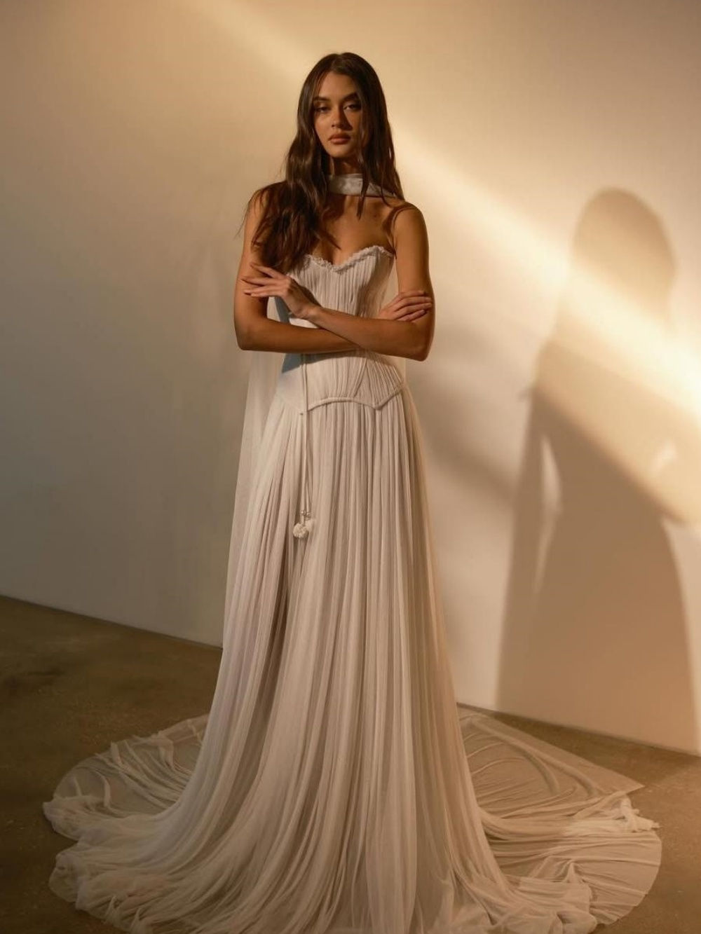 DMDRS Elegant Chiffon Prom Dress 2026 Charming Strapless Evening Dress Sexy Slee