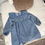 Thumbnail: Girls' skirt  big collar washed denim dress A-line skirt 2025 Spring and Autumn 