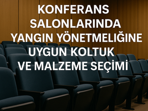 Konferans Salonlarında Yangın Yönetmeliği ve Uygun Malzeme Seçimi