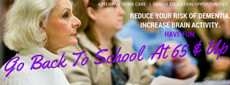 Seniors who go to Back to School Reduce Dementia Risk