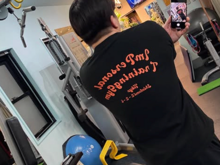 ジムのTシャツ