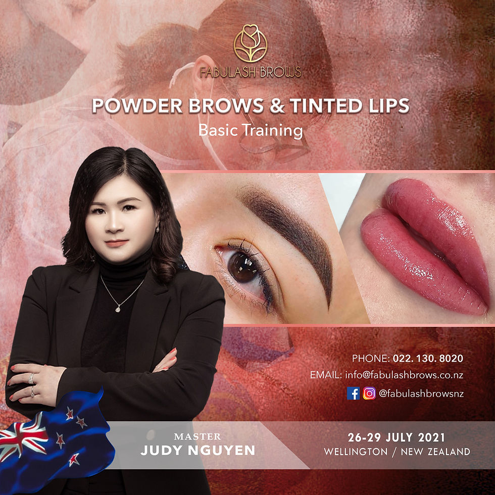 Basic Powder Brows & Tinted Lips - Wellington 26-29 July